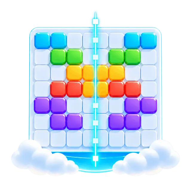 Block Echo puzzle board artwork
